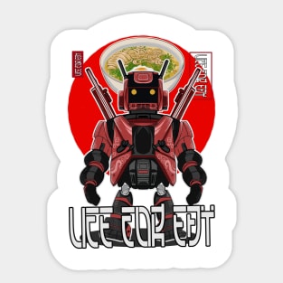 Ramen with robot Sticker